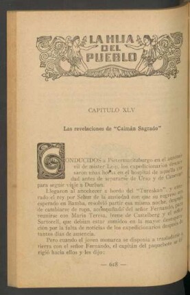 Capítulo XLV - Las revelaciones de "Caimán Sagrado"