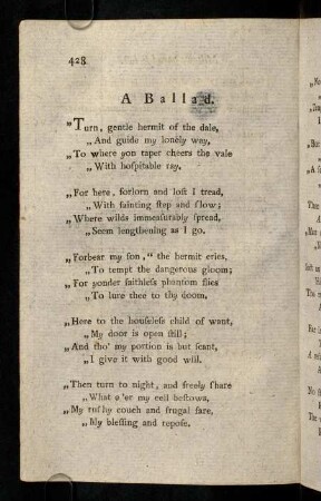 428-434, A Ballad.