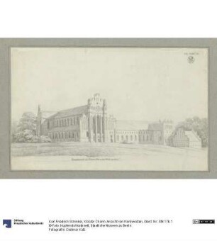 Kloster Chorin. Ansicht von Nordwesten
