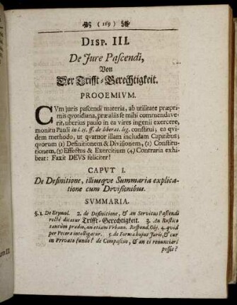 De Iure Pascendi : Von der Trifft-Gerechtigkeit