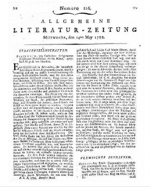 Kleine literar[ische] Schriften