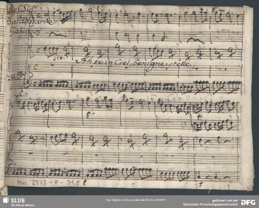 L' eroe cinese. Excerpts - Mus.2973-F-31,5 : S, strings, bc