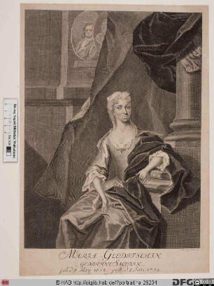 Bildnis Maria Gleditsch, verw. Weidmann, geb. Sacer