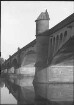 Neckarbrücke Neckargartach Ansicht mit Stützpfeiler vom 28.09.1927