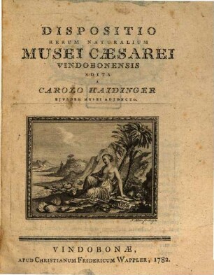 Dispositio Rerum Naturalium Musei Caesarei Vindobonensis