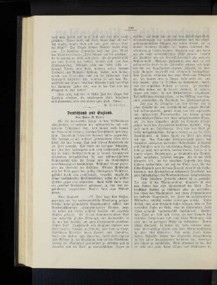Deutschland ung England. Von Pastor R. Remé.