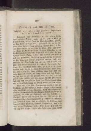 Friedrich von Matthisson