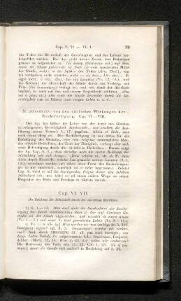 Cap- VI. VII.