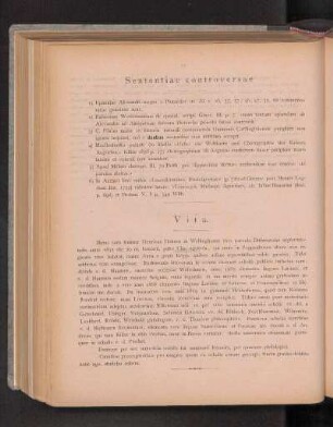Sententiae controversae