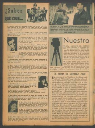 ¿Saben que cosa ...
