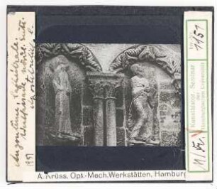 Angoulême, Kathedrale: Westfassade, nördl. Seite, Apostel