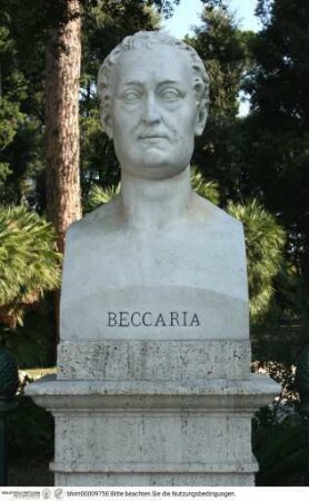 Büste des Cesare Beccaria