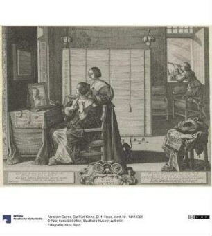 Die Fünf Sinne, Bl. 1: Visus