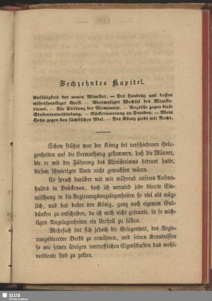 Sechzehntes Kapitel