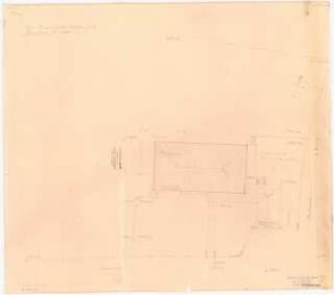 Grünflächen Gummiwerke Becker, Heidenheim: Lageplan 1:100 (Zeichnung des Architekten)