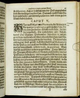 Caput V. - Caput IIV.