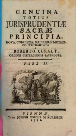 Genuina Totius Jurisprudentiae Sacrae Principia : Nova, Concinna, Facilique Methodo Pertractata ..., 2