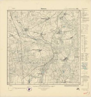 2255 (alte Nr.: 866) Moratz, Meßtischblatt (4cm - Karte)