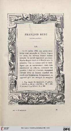 3. Pér. 3.1890: Francois Rude, 6