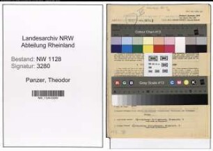 Entnazifizierung Theodor Panzer , geb. 20.04.1893 (Polizist)