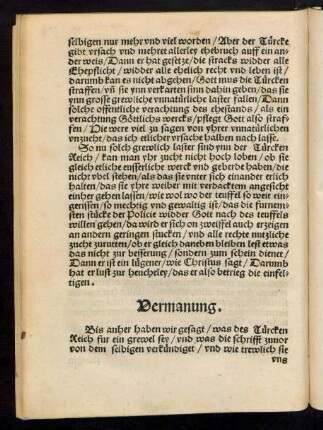 Vermanung.