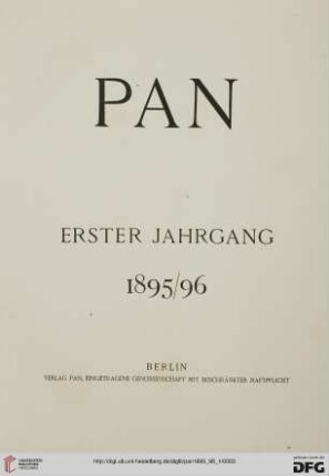 1: Pan <Berlin>