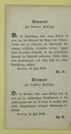 Vorwort zur sechsten Auflage
