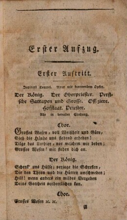 Palmira : eine große Oper in vier Aufzügen