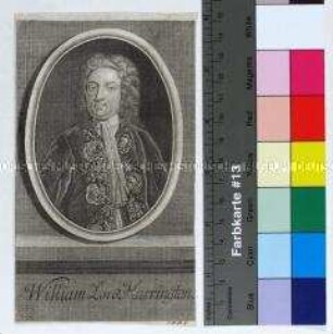 Porträt des englischen Politikers und Diplomaten William Stanhope 1st Lord of Harrington
