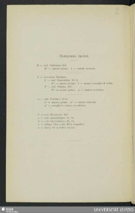 Notarum index