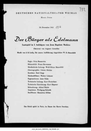 Der Bürger als Edelmann