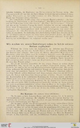 4: Die Kastanie : (für einfache Schulverhältnisse)
