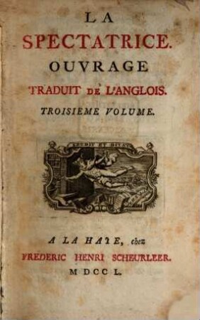 La spectatrice : ouvrage traduit de l'anglois. 3. 1750