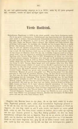 Vierde hoofdstuk. Soesoehoeman Tagalwangi in 1670 in zijn plaats gesteld, wiens leven beschreven wordt. ...