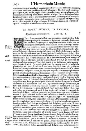 Le Motet Sixieme. - Le Motet Dixieme