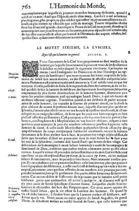 Le Motet Sixieme. - Le Motet Dixieme