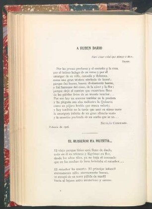 A Rubén Darío