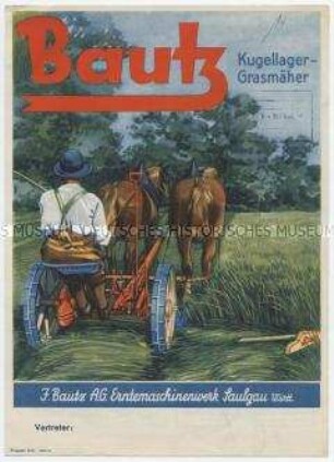 Bautz-Kugellager-Grasmäher