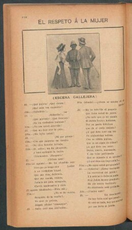 El respeto á la mujer - (Escena callejera) - [Publicidad]