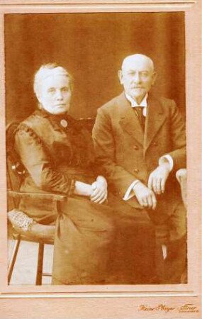Älteres Ehepaar, Elise und Franz Simon