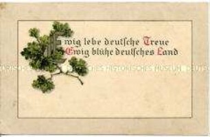 Patriotische Postkarte