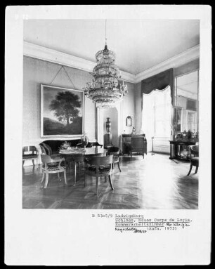 Residenzschloss Ludwigsburg — Neues Corps de logis — Appartement Königin Charlotte Mathildes — Sommerarbeitszimmer & Raum 155