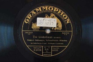 Der Lindenbaum / (Schubert)