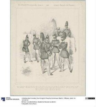 Die Königlich Preußische Armee: Blatt VI, Offiziere