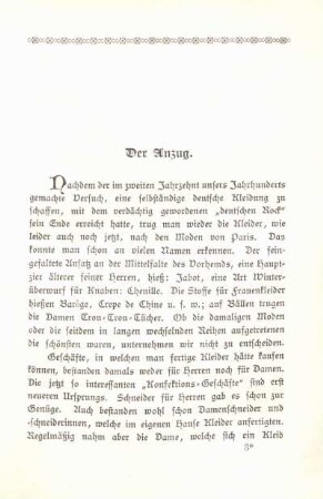 Der Anzug.