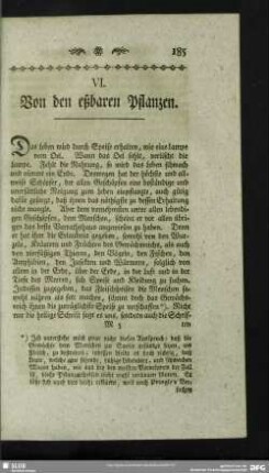 VI. Von den eßbaren Pflanzen