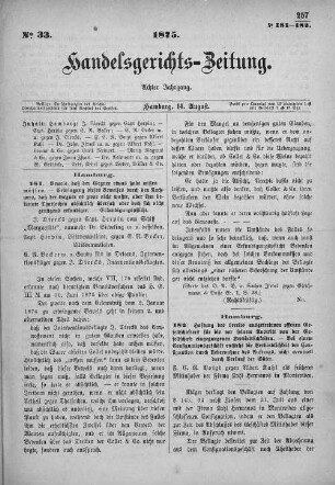 No. 33. 14. August 1875
