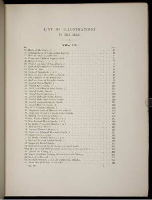 List Of Illustrations In The Text. [Abb. siehe römische Paginierung]