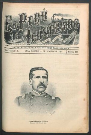 [Retrato de] Coronel Florentino Portugal : Muerto el 21 de Junio de 1885.