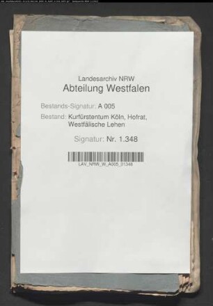 Belehnungen der Grafen von Plettenberg-Lenhausen mit der Herrlichkeit Mellrich